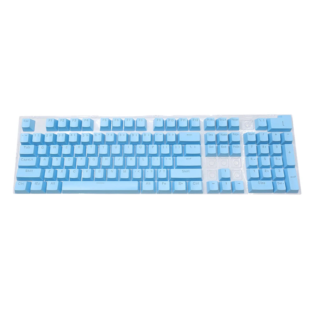 104pcs ABS Universal Mechanical Keyboard Keycaps Ergonomic Blank Keycaps For Cherry MX Keyboard Replacement Backlit Key Cap
