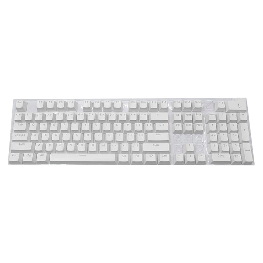 104pcs ABS Universal Mechanical Keyboard Keycaps Ergonomic Blank Keycaps For Cherry MX Keyboard Replacement Backlit Key Cap