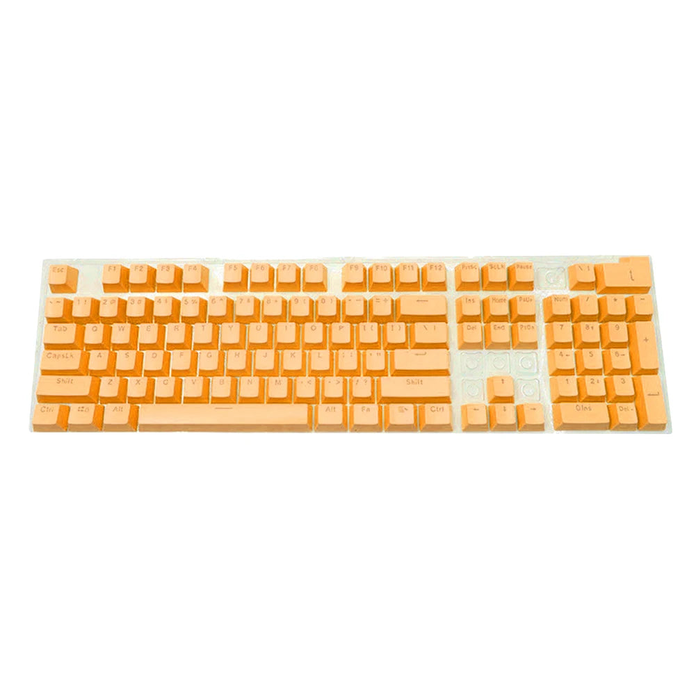 104pcs ABS Universal Mechanical Keyboard Keycaps Ergonomic Blank Keycaps For Cherry MX Keyboard Replacement Backlit Key Cap
