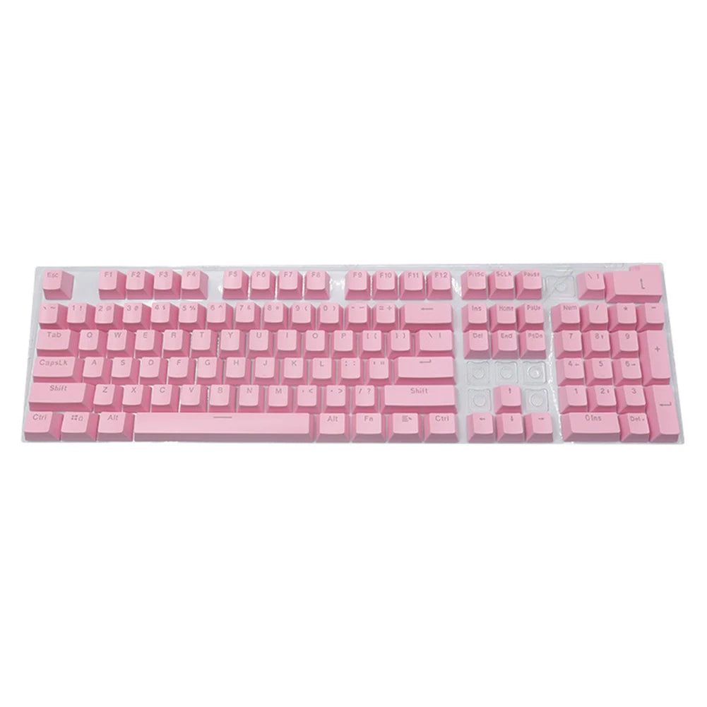 104pcs ABS Universal Mechanical Keyboard Keycaps Ergonomic Blank Keycaps For Cherry MX Keyboard Replacement Backlit Key Cap
