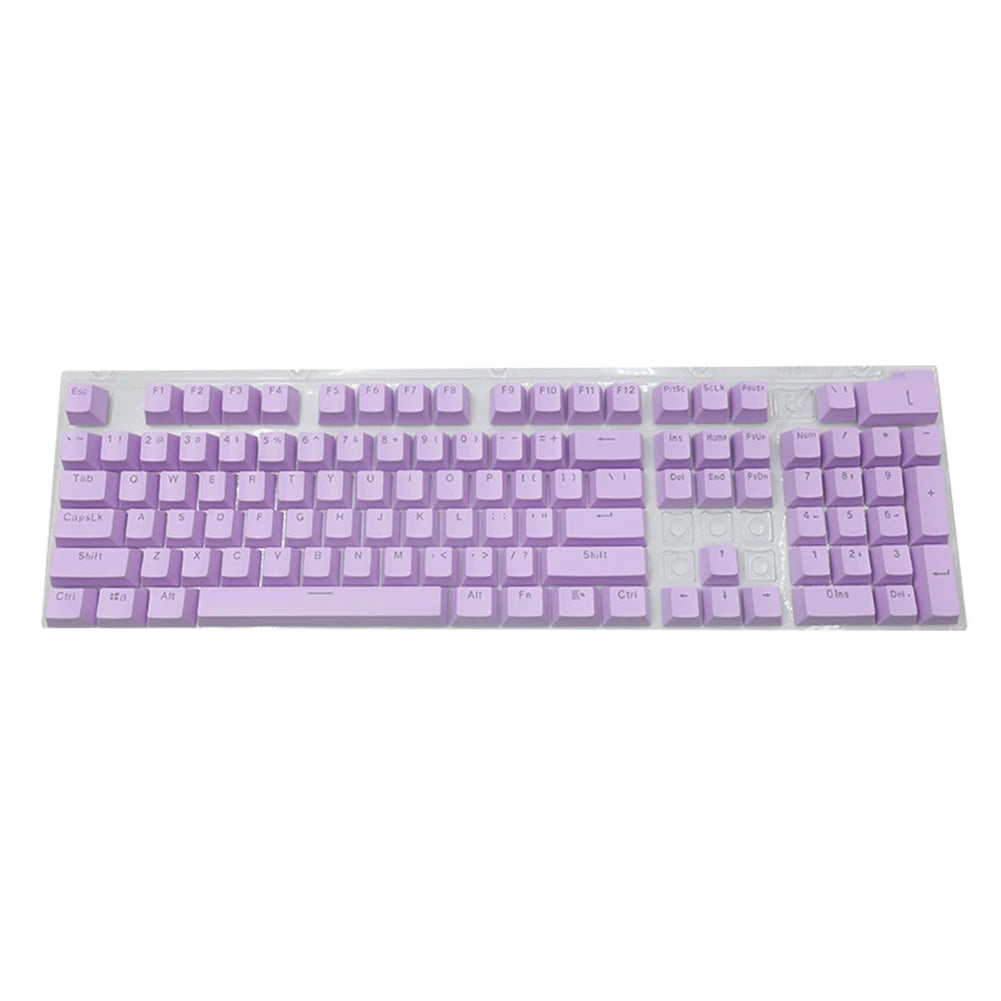 104pcs ABS Universal Mechanical Keyboard Keycaps Ergonomic Blank Keycaps For Cherry MX Keyboard Replacement Backlit Key Cap