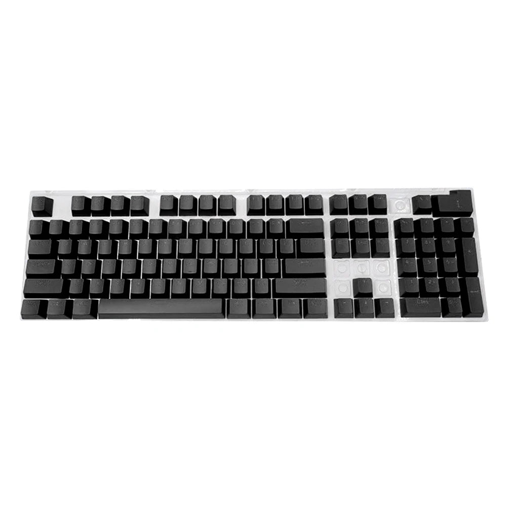104pcs ABS Universal Mechanical Keyboard Keycaps Ergonomic Blank Keycaps For Cherry MX Keyboard Replacement Backlit Key Cap