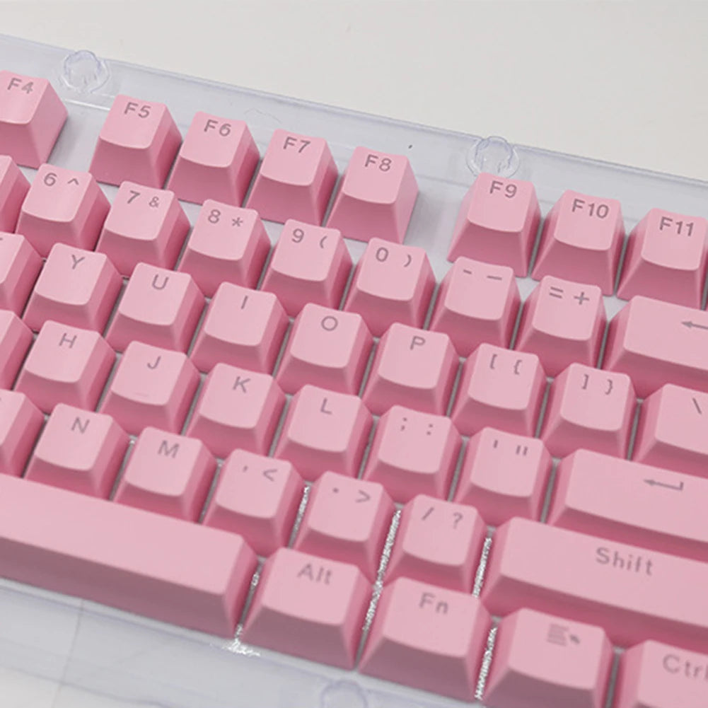 104pcs ABS Universal Mechanical Keyboard Keycaps Ergonomic Blank Keycaps For Cherry MX Keyboard Replacement Backlit Key Cap