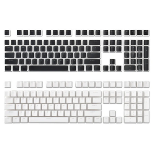 AAA87 Pudding Keyboard Hat Box Mechanical Keyboard Double Skin Milk Transparent Keycap Pbt Customized Cream Jelly (Yellow)
